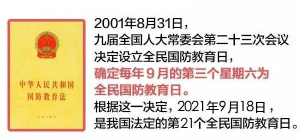 今天是全民國(guó)防教育日，教你分辨三種防空警報(bào)