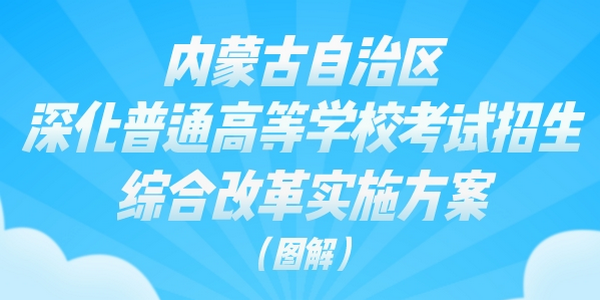 圖解 | 內(nèi)蒙古自治區(qū)深化普通高等學(xué)?？荚囌猩C合改革實(shí)施方案